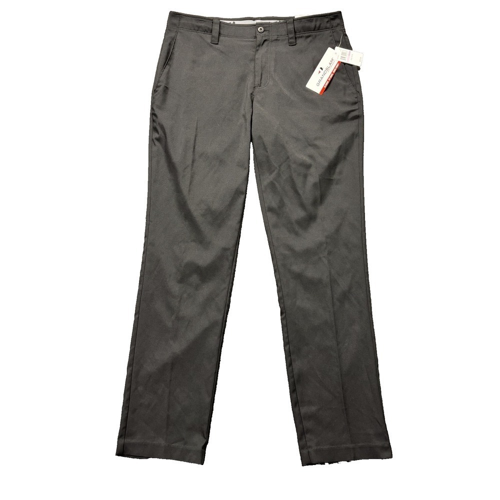 Grand Slam Performance Pants Mens 32x32 Gray Stretch 360 Golf UPF 50 NEW